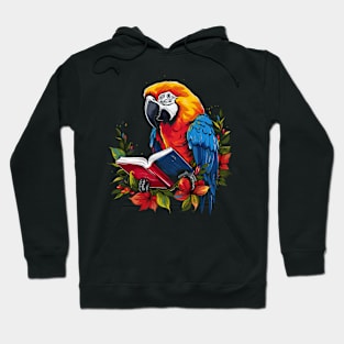 Macaw Reads Book Hoodie